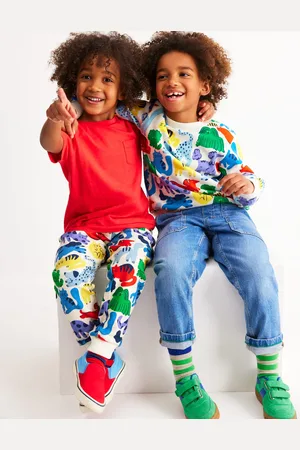 Boden Printed SweatshirtRainbow Pets Boys