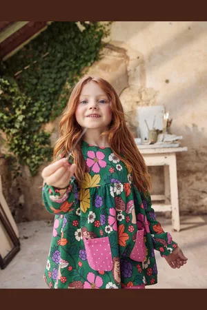 Boden Print Tunic and Leggings SetRich Emerald Hedgehogs Girls