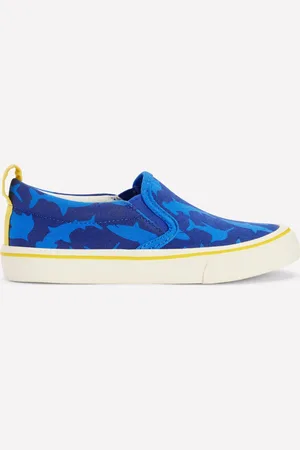 Boden Canvas Slip Ons Boys