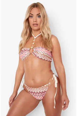 ALLSAINTS Nico Monogram Triangle Bikini Top