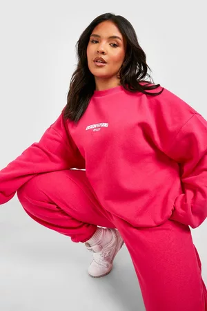 Boohoo Women Hoodies - Womens Plus Dsgn Studio Oversized Sweat - - 12