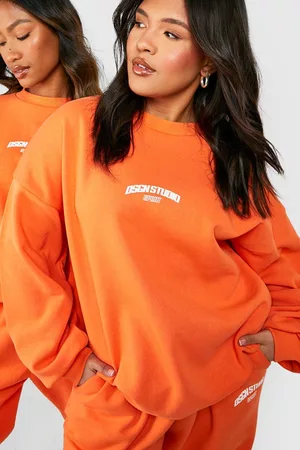 Boohoo Women Hoodies - Womens Plus Dsgn Studio Oversized Sweat - - 12