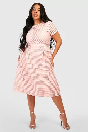 Boohoo Womens Plus Boutique Full Skirted Prom Midi Dress - - 12