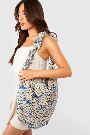 Boohoo Women Wallets - Womens Pleated Oversized Slouchy Beach Bag - - One Size