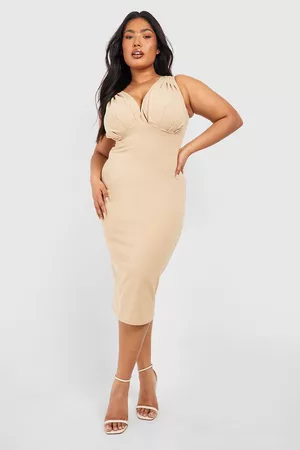 Boohoo Women Midi Dresses - Womens Plus Corset Midi Dress - - 12