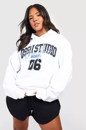 Boohoo Women Hoodies - Womens Plus Dsgn Studio Oversized Hoodie - - 12