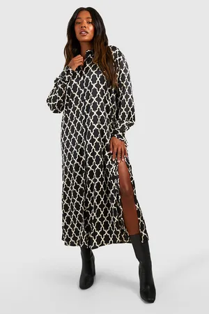 boohoo Plus Size Brooklyn New York Printed Sweat Dress