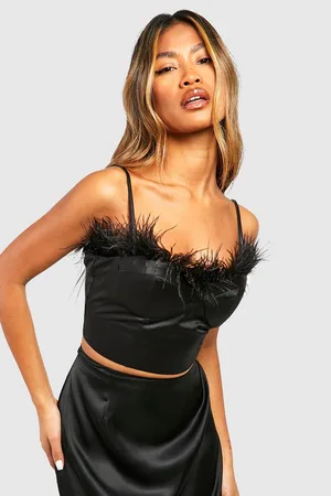 Satin Cupped Strappy Corset