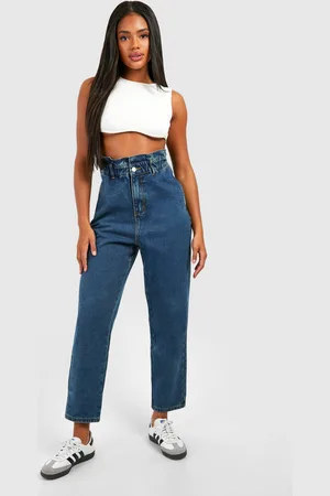 High Rise Tapered Crop Tailored Trouser