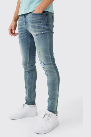 Skinny Stretch All Over Rip Jean