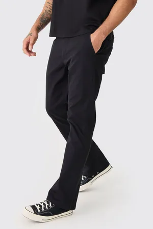 Elastic Waist Lightweight Stretch Slim Trouser