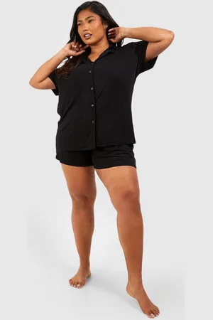 Boohoo Womens Plus Peached Jersey Knit Pj Short - - 12
