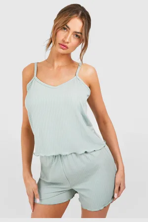 Boohoo Womens Pointelle Cami And Short Pj Set - - 10