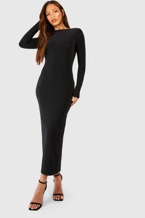 Boohoo Womens Tall O Ring Detail Open Back Midi Dress - - 4