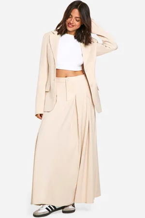 Boohoo Womens Tailored Midi Kilt - - 2