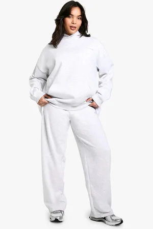 Boohoo Womens Plus Dsgn Studio Embroidered Straight Leg Jogger - - 12