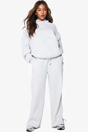 Boohoo Womens Plus Rope Contrast Drawcord Tracksuit - - 12