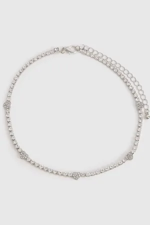 Boohoo Womens Embellished Heart Detail Choker - - One Size