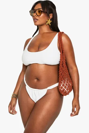 Boohoo Womens Plus Swimwear Essentials Tanga Brief - - 12