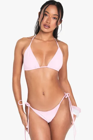 Boohoo Womens Swimwear Essentials Tie Side Bikini Bottoms - - 2