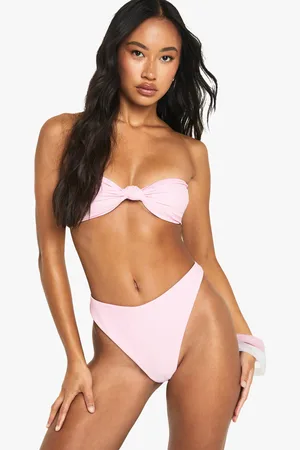 Boohoo Womens Swimwear Essentials Thong Bikini Bottoms - - 2