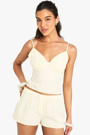 Boohoo Womens Button Detail Shorts - - 4