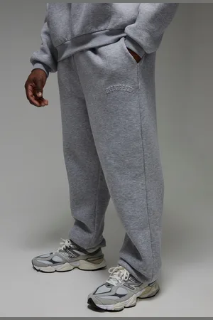 Boohoo Mens Man Active One More Rep Embossed Oversized Sweatpants