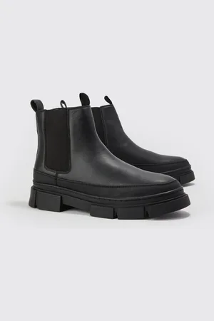 Boohoo Mens Track Sole Chelsea Boot