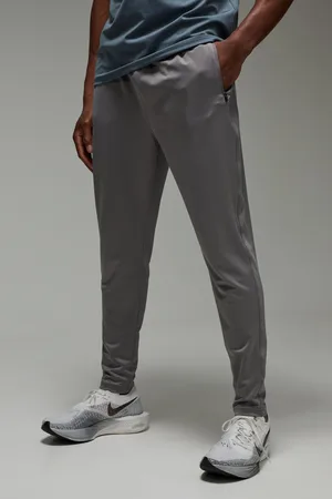 Boohoo Mens Man Active Performance Tapered Stretch Sweatpants