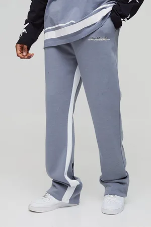 Boohoo Mens Tall Worldwide Grunge Print Flared Gusset Sweatpants