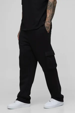 Boohoo Mens Tall Oversized Drop Crotch Cargo Sweatpants