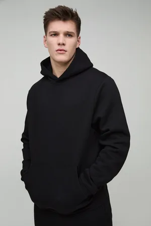 Boohoo Mens Tall 330GSM Over The Head Regular Fit Basic Hoodie
