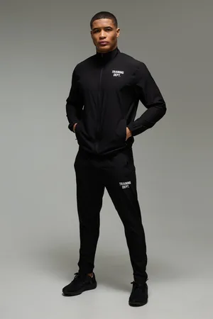 Boohoo Mens Training Dept Ripstop Funnel Neck Tracksuit