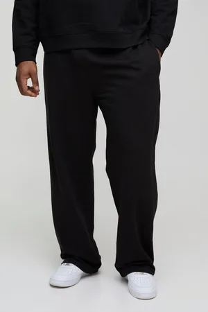 Boohoo Mens Plus Lightweight Relaxed Fit Basic Sweatpants