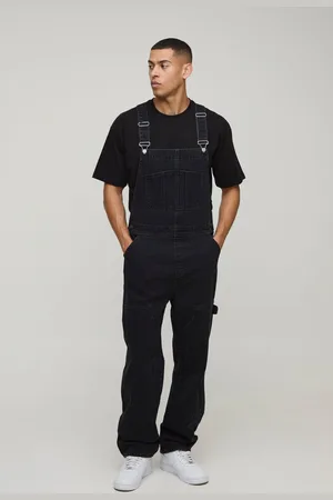 Boohoo Mens Relaxed Fit Carpenter Dungarees