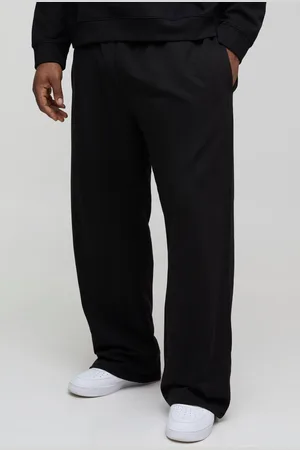 Boohoo Mens Plus Lightweight Straight Fit Basic Sweatpants