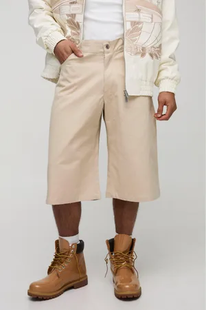 Boohoo Mens Sfera Baggy Washed Twill Shorts