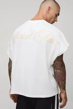 Boohoo Mens Extreme Oversized Boxy Embroidered Official T-Shirt