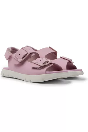Camper Boys Sandals - Oruga - Sandals For Boys - , Size 8, Smooth Leather/Cotton Fabric