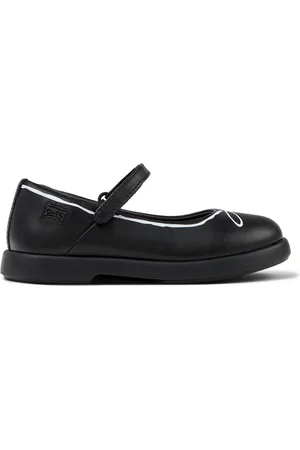 Camper Twins - Ballerinas for Girls - Black, size 8, Smooth leather