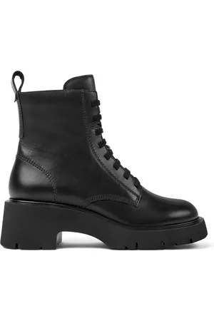 Camper Milah - Boots for Women - Black, size 5, Smooth leather