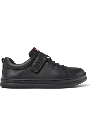 Camper Runner - Sneakers for Girls - Black, size 8, Smooth leather/Cotton fabric