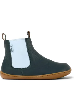 Camper Peu - Ankle boots for Girls - Green, size 8, Smooth leather