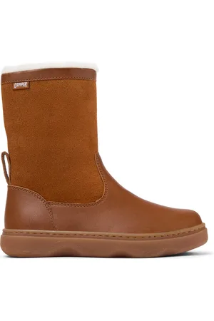 Camper Kiddo - Ankle boots for Girls - Brown, size 8, Smooth leather