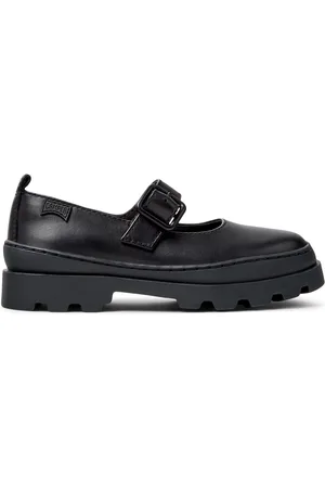Camper Brutus - Ballerinas for Girls - Black, size 9.5, Smooth leather