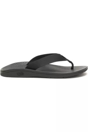 Chaco Men Sandals - Men's Classic Flip Solid Black, Size 7 Medium Width