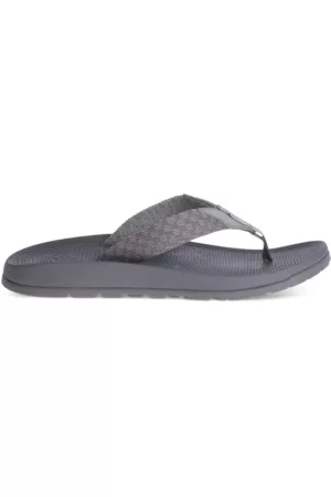 Chaco Men Sandals - Men's Lowdown Flip Pitch Grey, Size 7 Medium Width