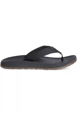 Chaco Men Sandals - Men's Lowdown Flip Black, Size 7 Medium Width
