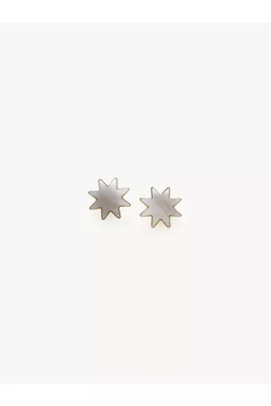 Chloé Oryon clip-on earrings Size OneSize 100% Brass, Agate