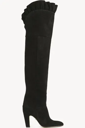 Chloé Eve thigh high boot Size 6 100% Sheepskin